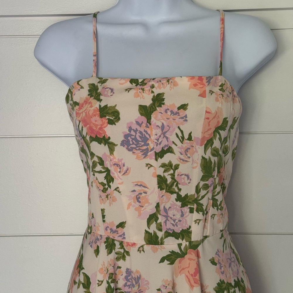 Zara Floral Mini Dress in Pink and Purple, Women’s M - Picture 2 of 6